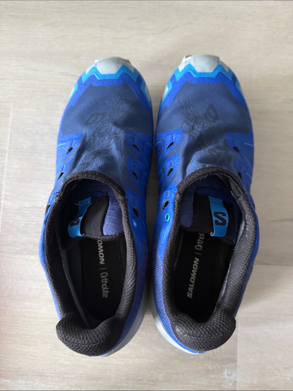 Salomon Speedcross men's Trail Shoes in Blue and White size 8 - Picture 7 of 10